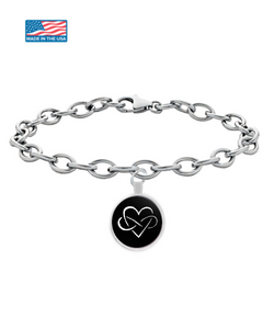 Gift that shows love is forever - infinity heart bracelet